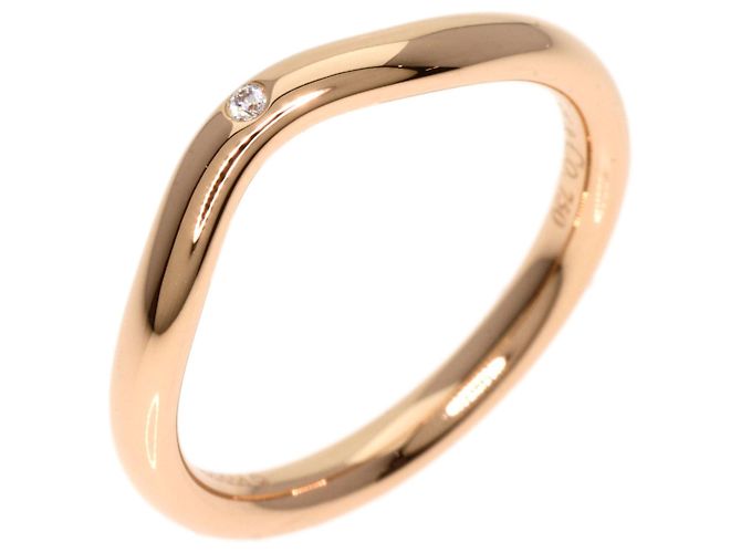 Anello Tiffany & Co. Curved Band 1P Diamond - vista 2