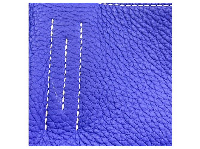 Hermès Hermes Double Sens 45 Tote Bag Braun Blau - Ansicht 11