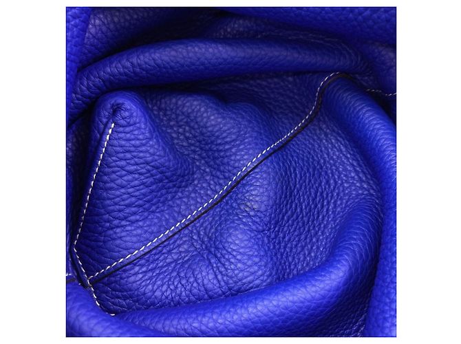 Hermès Hermes Double Sens 45 Tote Bag Braun Blau - Ansicht 9