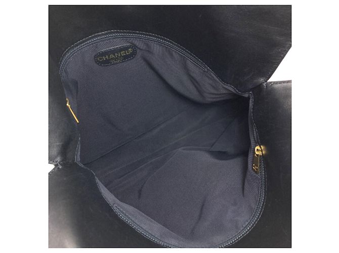 Borsa Tote Chanel Coco Mark Nero - vista 5