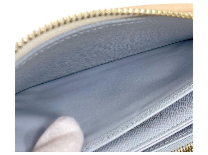 Cartera larga Louis Vuitton Monogram Jacquard Blanco Azul Beige - vista 8