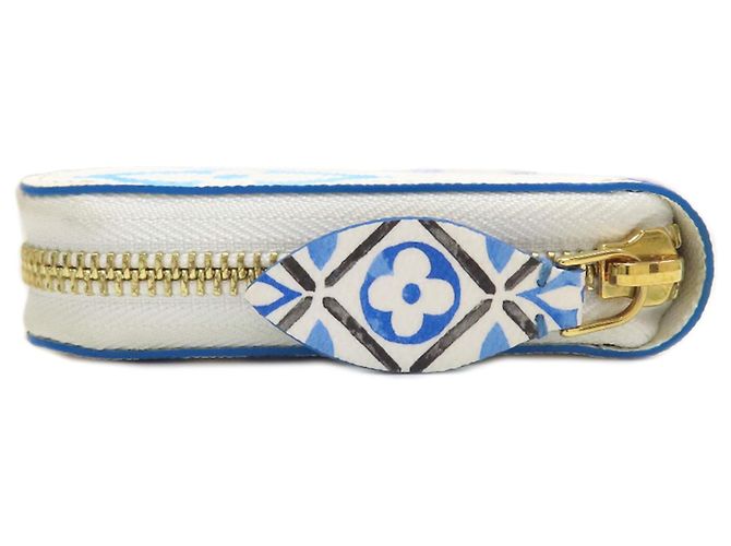 Zippy Cartera Larga Louis Vuitton Monogram Giant Blanco Azul - vista 3