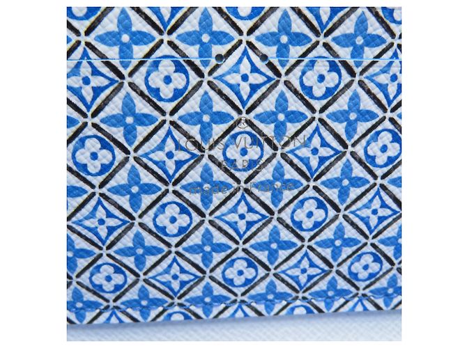 Zippy Cartera Larga Louis Vuitton Monogram Giant Blanco Azul - vista 6