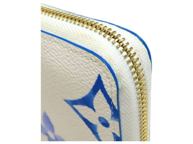 Zippy Cartera Larga Louis Vuitton Monogram Giant Blanco Azul - vista 9