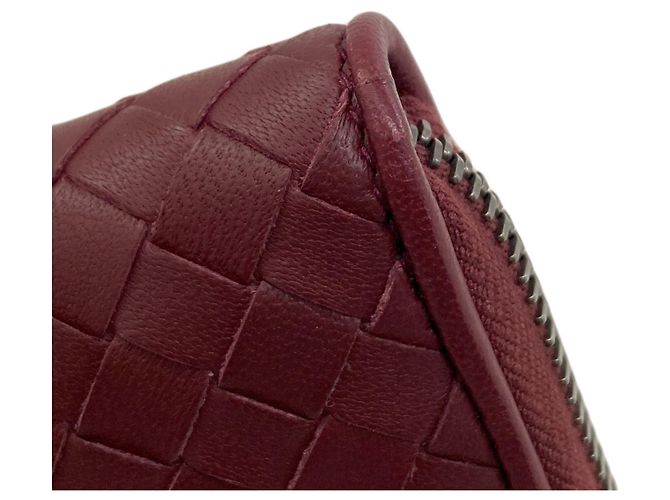 Cartera larga Bottega Veneta Intrecciato Burdeos - vista 9