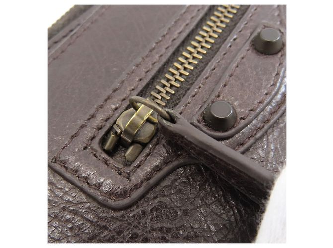Cartera bifold Balenciaga Le City Marrón oscuro - vista 13