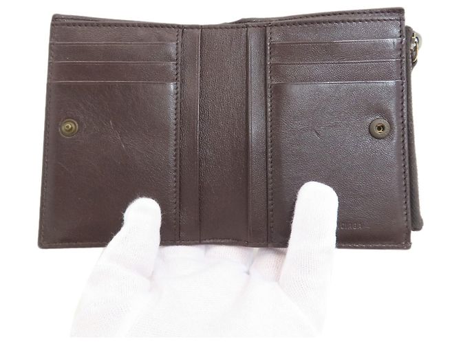 Cartera bifold Balenciaga Le City Marrón oscuro - vista 4