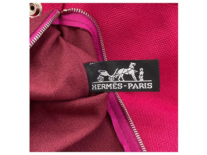 Hermès Hermes Chevaux En Tote Bag Rosa - vista 6