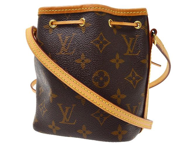 Louis Vuitton Noe Monogram Canvas Nano Marrone - vista 2