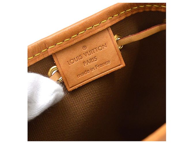 Louis Vuitton Noe Monogram Canvas Nano Marrone - vista 4