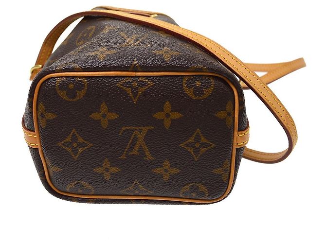 Louis Vuitton Noe Monogram Canvas Nano Marrone - vista 7