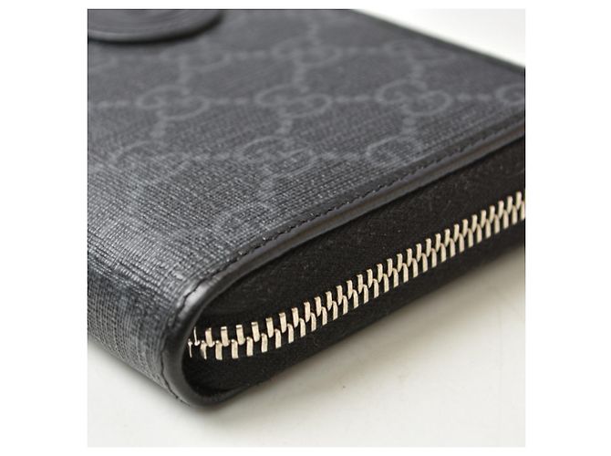 Monedero Gucci Interlocking G GG Supreme Castaño Negro - vista 8