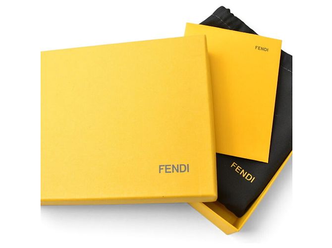Zucca Fendi Bi-fold Geldbörse in Beige Brown Braun - Ansicht 19