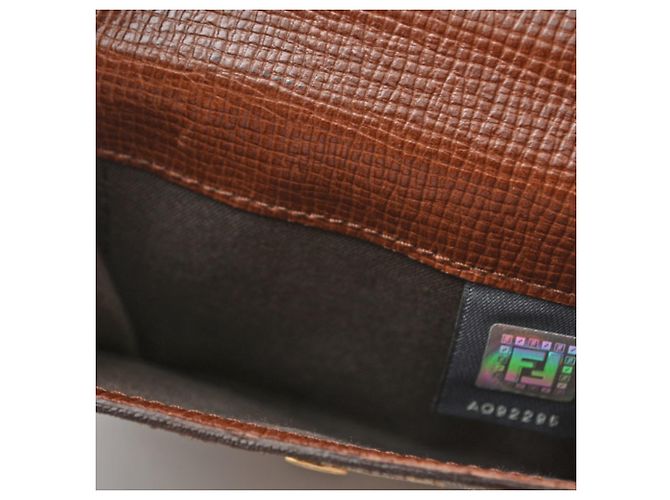 Zucca Fendi Bi-fold Geldbörse in Beige Brown Braun - Ansicht 9