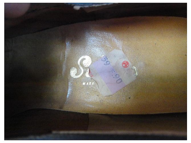Autre Marque Scarpe Derby Sandra Vintage Anni '70 Marrone - vista 6