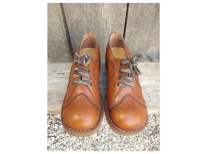 Autre Marque Scarpe Derby Sandra Vintage Anni '70 Marrone - vista 7