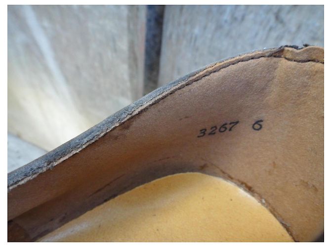 Autre Marque Scarpe Derby Sandra Vintage Anni '70 Marrone - vista 8