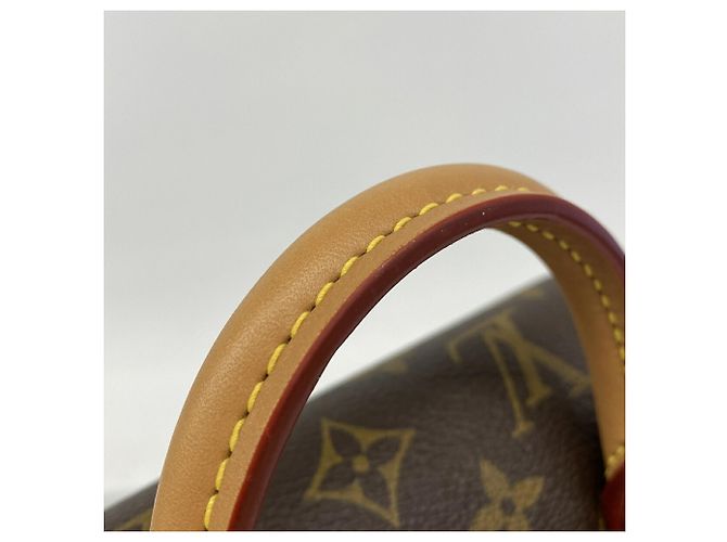 Zaino Louis Vuitton Monogram Montsouris NMPM Marrone - vista 10