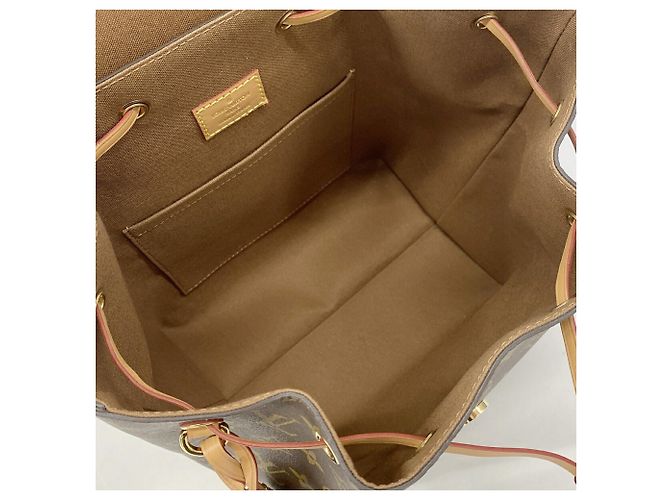Zaino Louis Vuitton Monogram Montsouris NMPM Marrone - vista 4