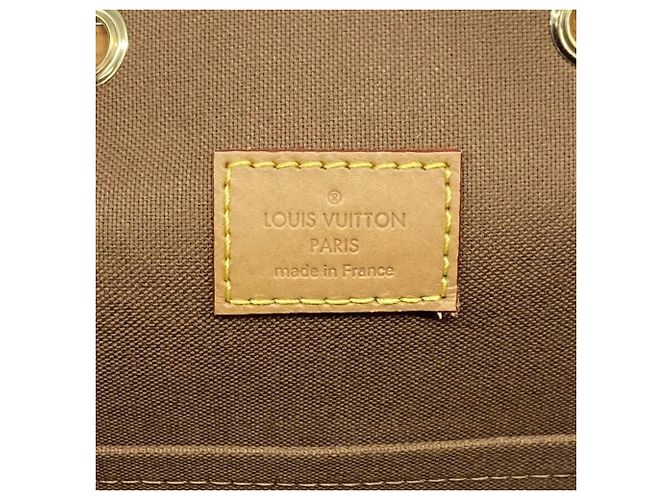 Zaino Louis Vuitton Monogram Montsouris NMPM Marrone - vista 5