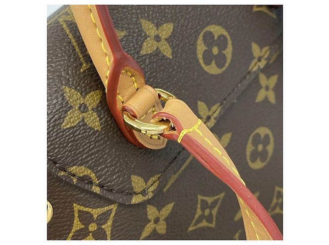 Zaino Louis Vuitton Monogram Montsouris NMPM Marrone - vista 9