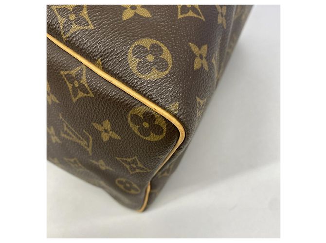 Borsa Louis Vuitton Monogram Speedy 35 Marrone - vista 7
