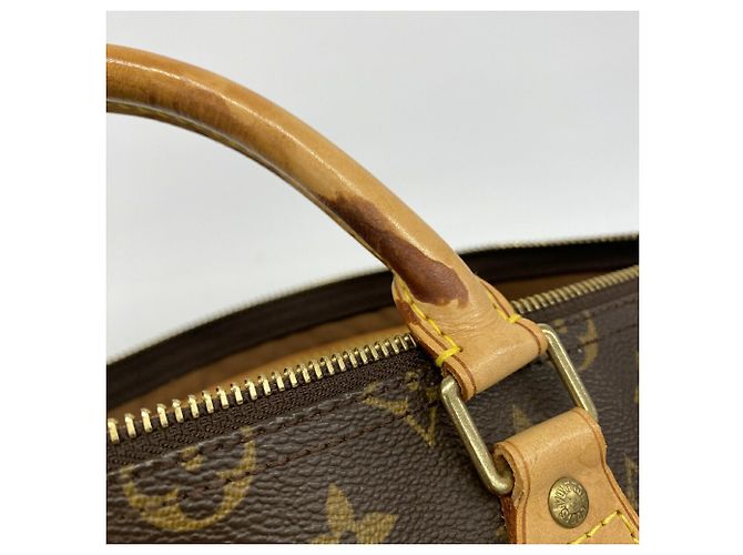 Borsa Louis Vuitton Monogram Speedy 35 Marrone - vista 8