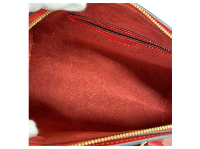 Borsa Louis Vuitton Epi Soufflot Rosso - vista 4