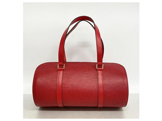 Borsa Louis Vuitton Epi Soufflot Rosso - vista 7