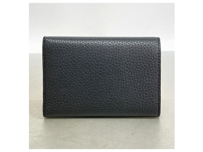 Portafoglio Louis Vuitton Tri-fold in Hot Pink e Noir Nero Rosa - vista 7