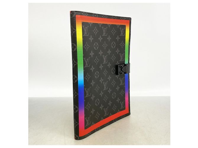 Pochette Louis Vuitton Monogram Eclipse Noir - vue 2