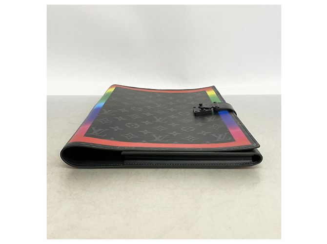 Pochette Louis Vuitton Monogram Eclipse Noir - vue 3