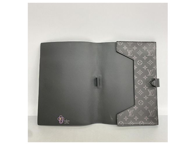 Pochette Louis Vuitton Monogram Eclipse Noir - vue 4