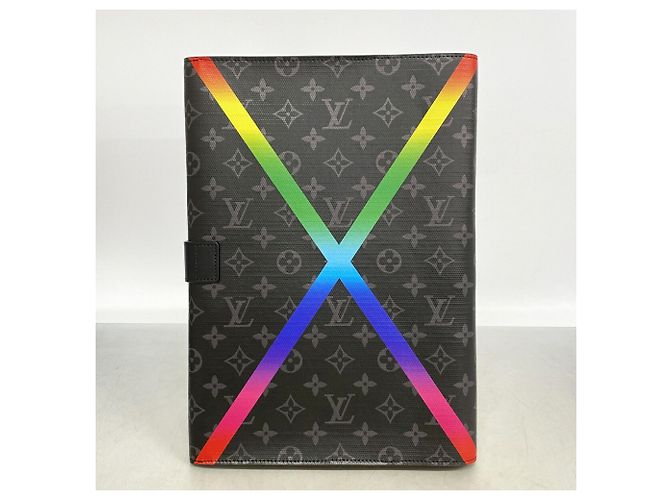 Pochette Louis Vuitton Monogram Eclipse Noir - vue 6