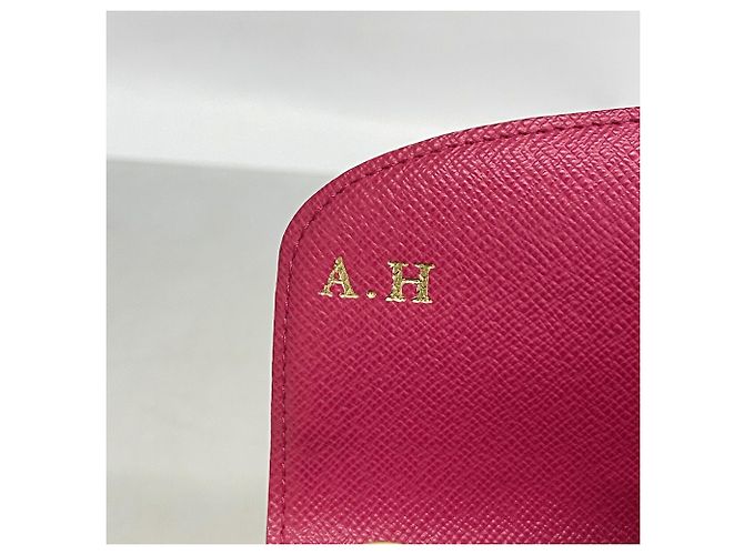 Louis Vuitton Monogram Portefeuille Emilie Long Wallet Marrone Rosa - vista 5