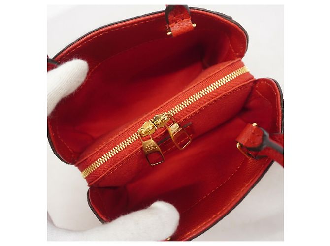 Borsa Louis Vuitton Monogram Empreinte Montaigne Nano Fuschia - vista 4