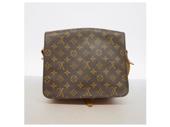 Borsa a tracolla Louis Vuitton Monogram Cartouchiere GM Marrone - vista 13