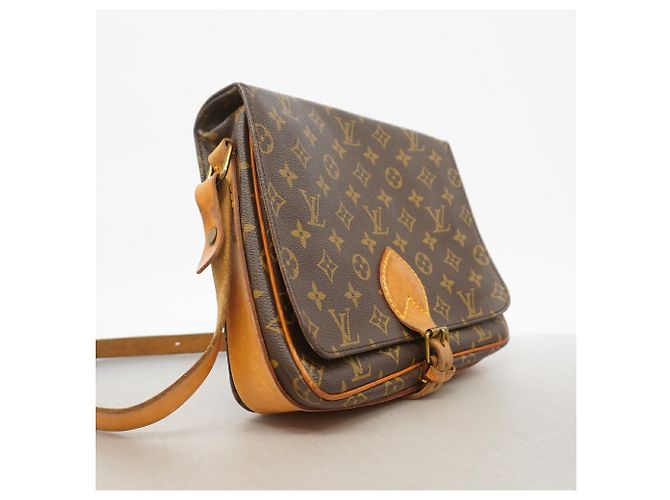 Borsa a tracolla Louis Vuitton Monogram Cartouchiere GM Marrone - vista 2