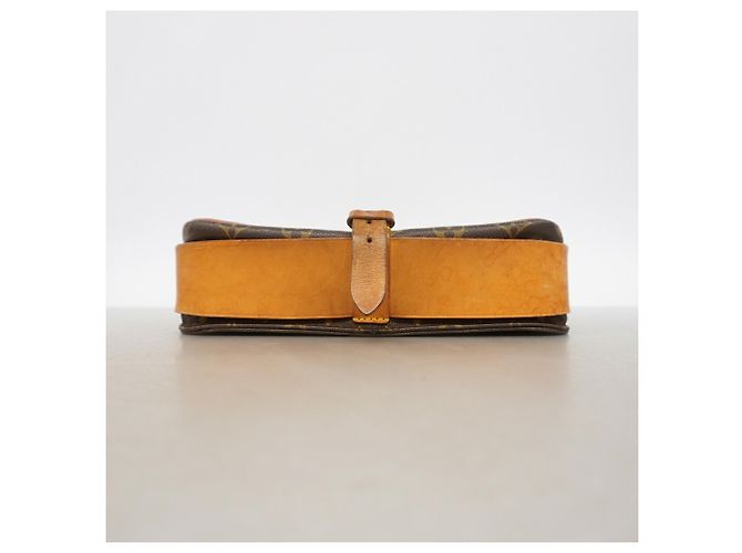 Borsa a tracolla Louis Vuitton Monogram Cartouchiere GM Marrone - vista 3