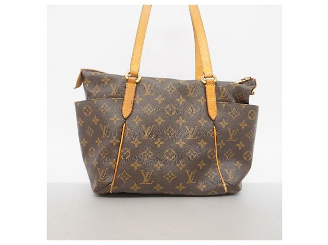 Borsa Tote Louis Vuitton Monogram Totally PM Marrone - vista 10