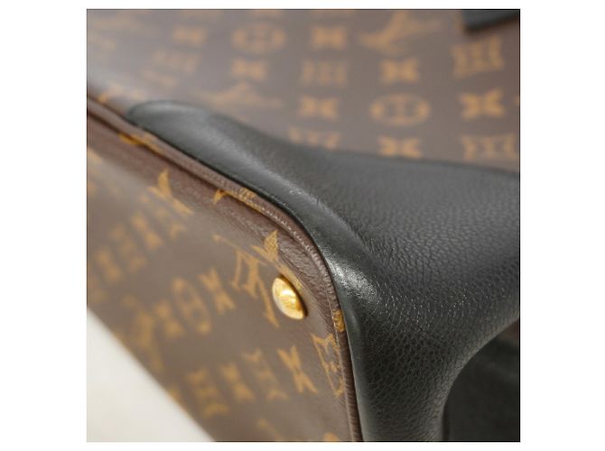 Borsa Louis Vuitton Monogram Flandrin Marrone Nero - vista 10