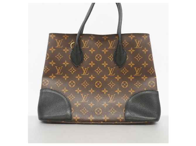 Borsa Louis Vuitton Monogram Flandrin Marrone Nero - vista 12