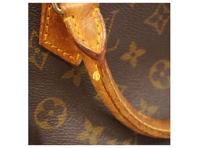 Borsa Louis Vuitton Monogram Speedy 30 Marrone - vista 12