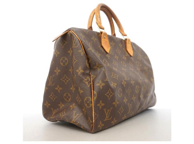 Borsa Louis Vuitton Monogram Speedy 30 Marrone - vista 2