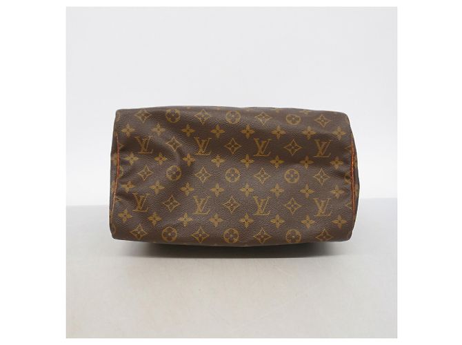 Borsa Louis Vuitton Monogram Speedy 30 Marrone - vista 3