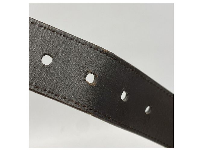 Cintura Louis Vuitton Damier Infini Boston Marrone scuro - vista 3