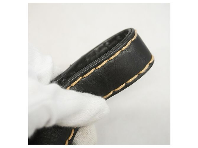 Saco Tote Chanel Wild Stitch em couro Preto - vista 7