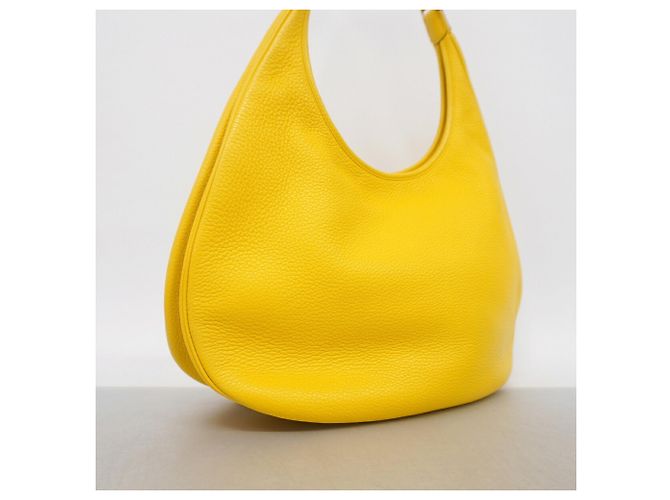 Hermès Borsa a tracolla gialla Hermes Giallo - vista 2