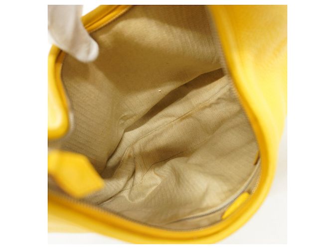 Hermès Borsa a tracolla gialla Hermes Giallo - vista 4