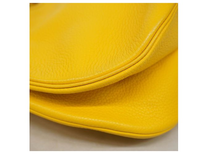 Hermès Borsa a tracolla gialla Hermes Giallo - vista 6
